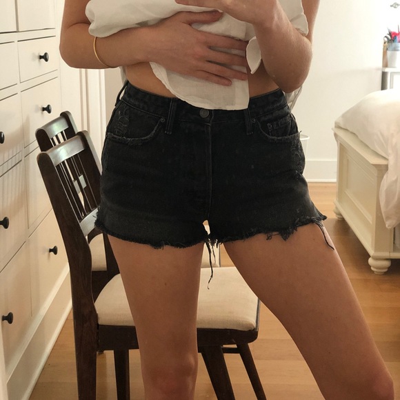 GRLFRND Black Cutoff Shorts - Picture 3 of 10